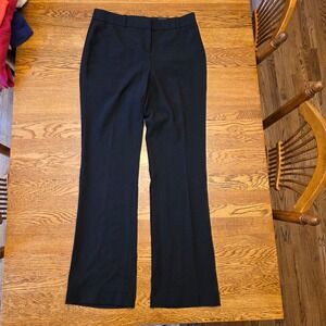 NWT Amanda Chelsea Black Straight Leg Dress Pants Washable Stretch 6 Office